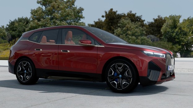 BMW iX luxury electric SUV exterior view